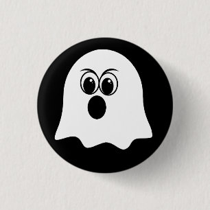 Chapa Redonda De 2,5 Cm ¡Graciosa emoji Fantasma!