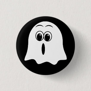 Chapa Redonda De 2,5 Cm ¡Graciosa emoji Fantasma!