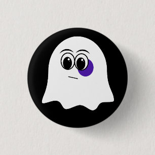 Chapa Redonda De 2,5 Cm ¡Graciosa emoji Fantasma!