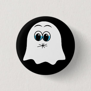 Chapa Redonda De 2,5 Cm ¡Graciosa emoji Fantasma!