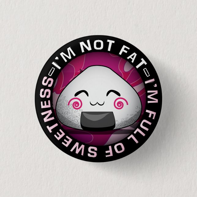 Chapa Redonda De 2,5 Cm Gracioso béisbol japonés (Anverso)