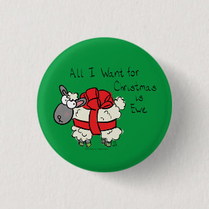 Chapa Redonda De 2,5 Cm Gracioso Personalizado de Navidades vacacionales