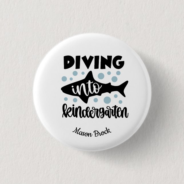 Chapa Redonda De 2,5 Cm Gracioso regalo para niños de guardería (Anverso)