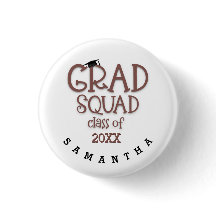 Grad Squad Girly Name Year Graduado