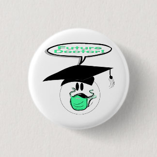 Chapa Redonda De 2,5 Cm Graduaciones futuras del médico