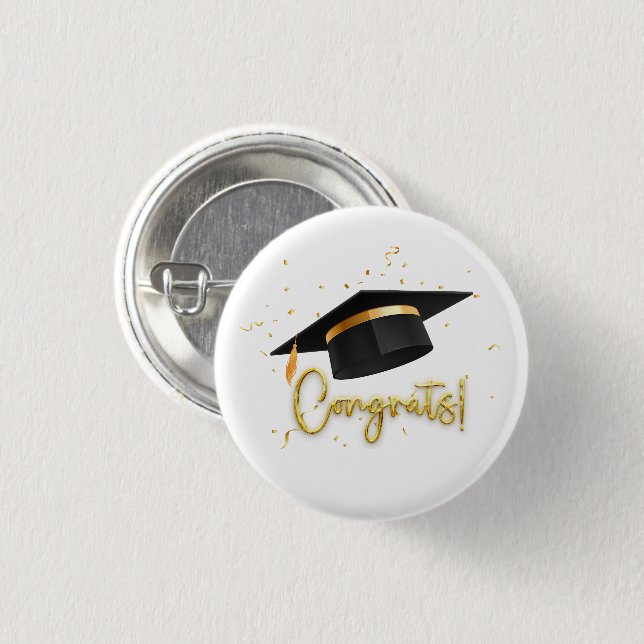 Chapa Redonda De 2,5 Cm Graduation Celebration Collection (Anverso y reverso)