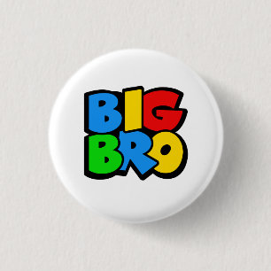 Chapa Redonda De 2,5 Cm Gran Hermano Hermano Retro Gamer Diseño inspirado 