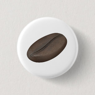 Chapa Redonda De 2,5 Cm grano de café tostado