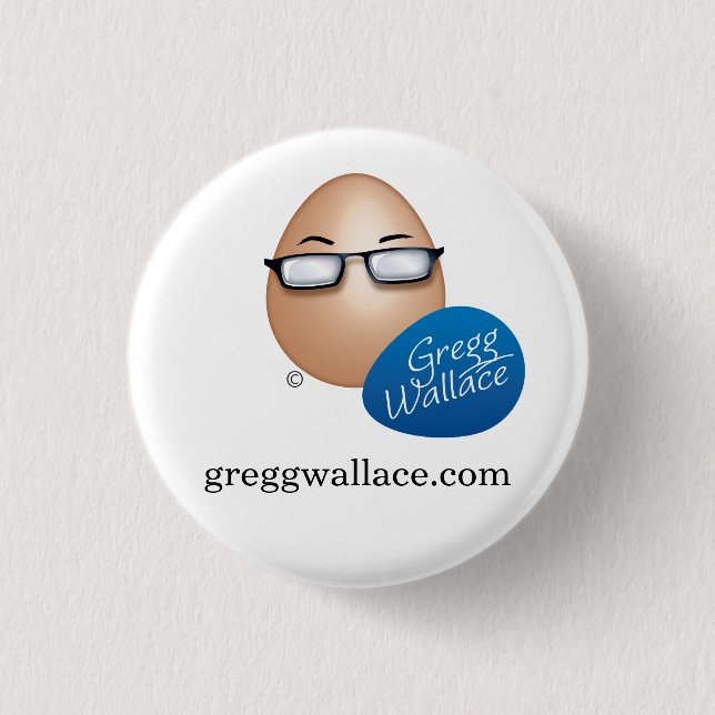 Chapa Redonda De 2,5 Cm greggwallace.com (Anverso)