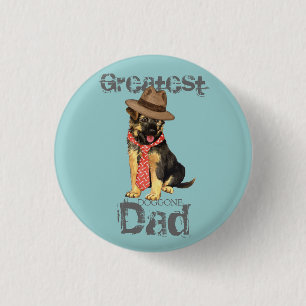 Chapa Redonda De 2,5 Cm GSD Dad