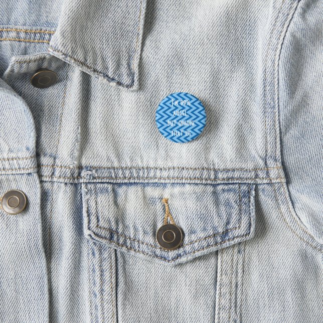Chapa Redonda De 2,5 Cm Guay Blue Fanny (In situ)