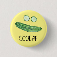 Guay como pepino acuarela divertida "Guay AF"