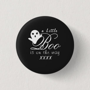 Chapa Redonda De 2,5 Cm Halloween Baby Announcement Button
