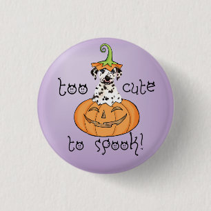 Chapa Redonda De 2,5 Cm Halloween Dalmatian