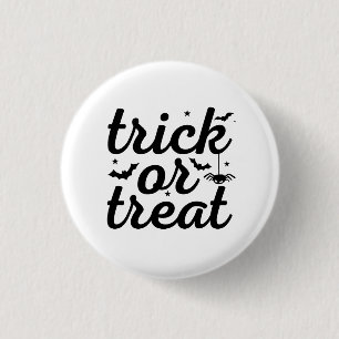 Chapa Redonda De 2,5 Cm Halloween De Trick O Trek