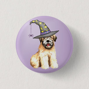 Chapa Redonda De 2,5 Cm Halloween Llanto suave recubierto Terrier