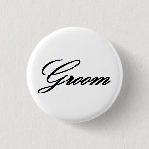 Chapa Redonda De 2,5 Cm HAMbyWG -Button - Groom