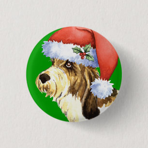 Chapa Redonda De 2,5 Cm Happy Howliday PBGV