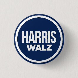 Chapa Redonda De 2,5 Cm Harris Walz 2024