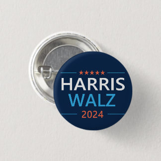 Chapa Redonda De 2,5 Cm Harris Walz 2024 para presidente