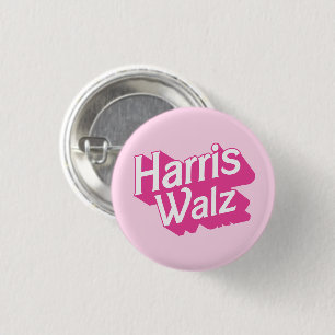 Chapa Redonda De 2,5 Cm Harris Walz Pink