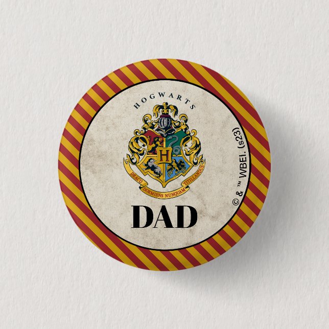 Chapa Redonda De 2,5 Cm Harry Potter | Cumpleaños de Hogwarts Papá (Anverso)