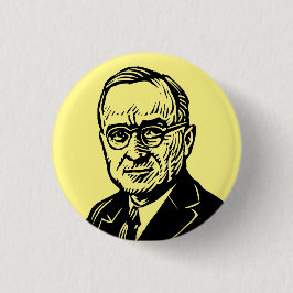 Chapa Redonda De 2,5 Cm Harry Truman Button
