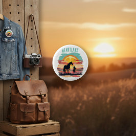 Chapa Redonda De 2,5 Cm Heartland Dreams