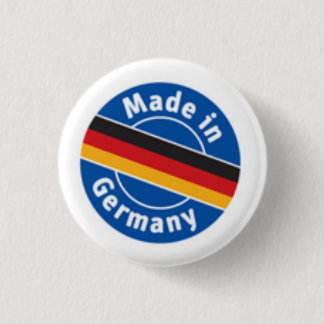 Chapa Redonda De 2,5 Cm hecho en Alemania