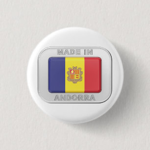 Chapa Redonda De 2,5 Cm Hecho en Andorra