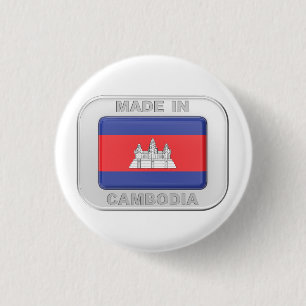 Chapa Redonda De 2,5 Cm Hecho en Camboya