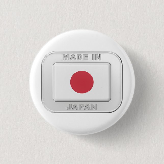 Chapa Redonda De 2,5 Cm Hecho en Japón (Anverso)