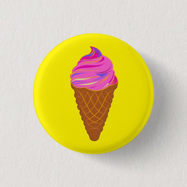 Chapa Redonda De 2,5 Cm helado sweetcream   (Anverso)
