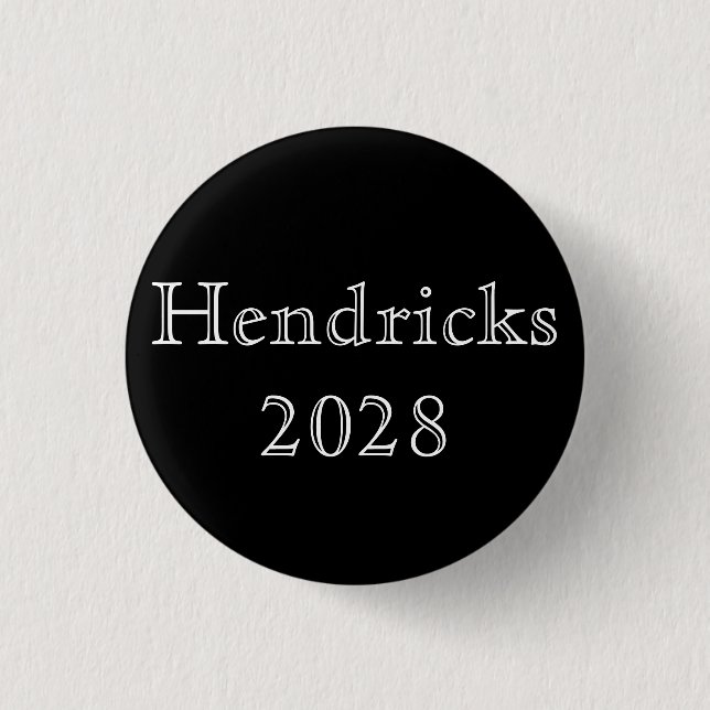 Chapa Redonda De 2,5 Cm Hendricks 2028 (Anverso)