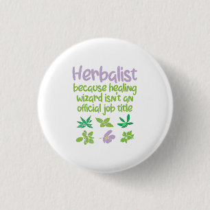 Chapa Redonda De 2,5 Cm Herbolario Funny