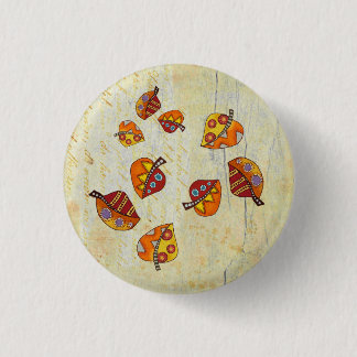 Chapa Redonda De 2,5 Cm Herbstblätter