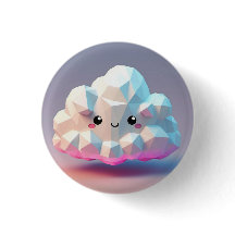 Hermoso Pin de Nube Sonriente para Chaquetas, Bols