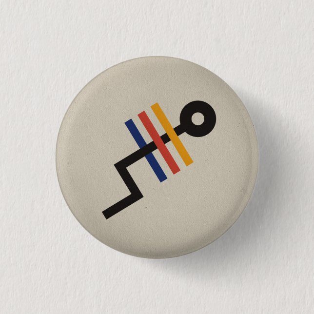 Chapa Redonda De 2,5 Cm Héroes de FLomm: ¡TRÊS! (Anverso)