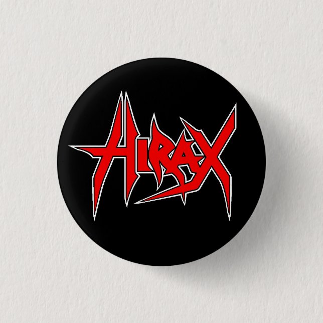 Chapa Redonda De 2,5 Cm HIRAX_Button (Anverso)
