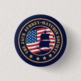 Chapa Redonda De 2,5 Cm Historia de la Marina de Jack Aubrey-Maturin perso