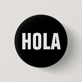 Chapa Redonda De 2,5 Cm Hola