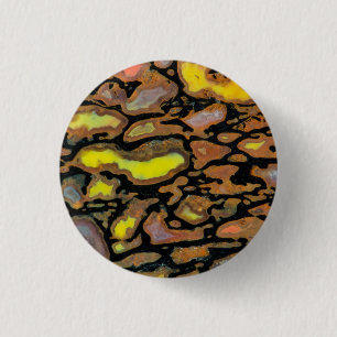 Chapa Redonda De 2,5 Cm Hueso de Dinosaurio de Colores Múltiples