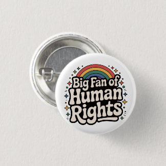 CHAPA REDONDA DE 2,5 CM HUMAN RIGHTS BUTTON