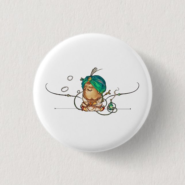 Chapa Redonda De 2,5 Cm Humpty Dumpty (Anverso)
