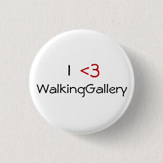 Chapa Redonda De 2,5 Cm I <3 WalkingGallery