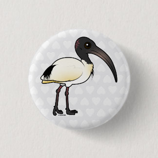 Chapa Redonda De 2,5 Cm Ibis australiano Birdorable