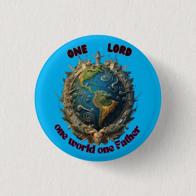 Chapa Redonda De 2,5 Cm Igualdad de unidad (Anverso)