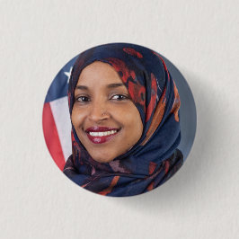 Chapa Redonda De 2,5 Cm Ilhan Omar Button