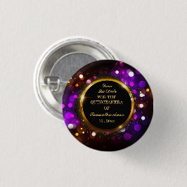 Chapa Redonda De 2,5 Cm Imanes personalizados para guardar la fecha de Qui