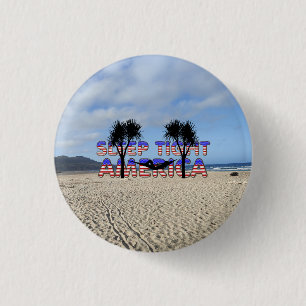 Chapa Redonda De 2,5 Cm Imanes TEE Sleep Tight America